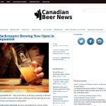 Canadian Beer News | Screenshot