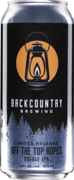 Backcountry Brewing | Off The Top Ropes Double IPA | Can