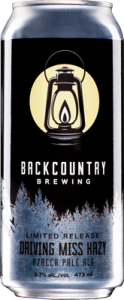 Backcountry Brewing | Driving Miss Hazy Azacca Pale Ale | Front of can