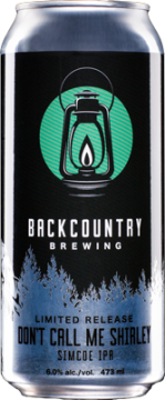 Backcountry Brewing | Don't Call Me Shirley | Front of can