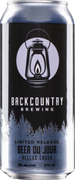 Backcountry Brewing | Beer Du Jour | Front of can