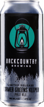 Backcountry Brewing | Former Greens Keeper | Front of can