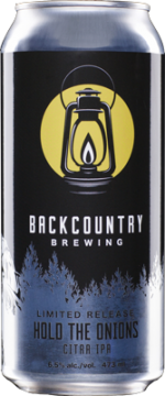 Backcountry Brewing | Hold The Onions | Front of can