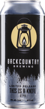 Backcountry Brewing | This Is A Knife | Front of can