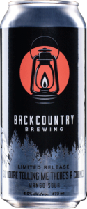 Backcountry Brewing | So You’re Telling Me There’s a Chance - Mango Sour Ale - Can