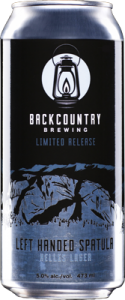 Backcountry Brewing | Left Handed Spatula | Helles Lager - Can