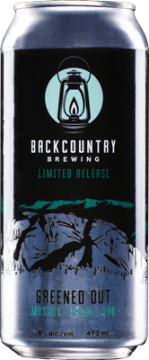 Backcountry Brewing | Greened Out Mosaic Double IPA - Can