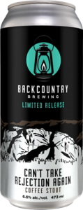 Backcountry Brewing | Can't Take Rejection Again Coffee Stout - Can