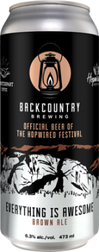 Backcountry Brewing | Everything Is Awesome Brown Ale - Can