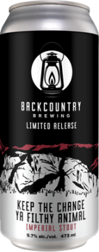 Backcountry Brewing | Keep The Change Ya Filthy Animal - Imperial Stout - Can