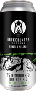 Backcountry Brewing | It's a Wonderful Day For Pie | Tart Key Lime Ale - Can
