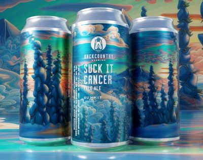 Suck It Cancer in Mountain Life | Image of 3 cans