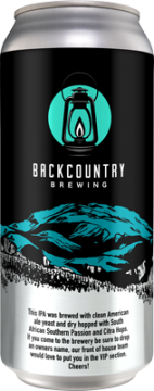 Backcountry - Oh, So You Know The Owner | West Coast IPA - Can