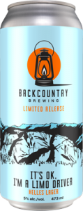 Backcountry - It's OK I'm A Limo Driver | Helles Lager - Can