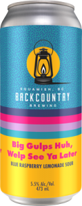 Backcountry - Big Gulps Huh, Welp See Ya Later | Blue Raspberry Lemonade Sour - Can
