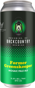Backcountry - Former Greenskeeper | Mosaic Pale Ale - Can