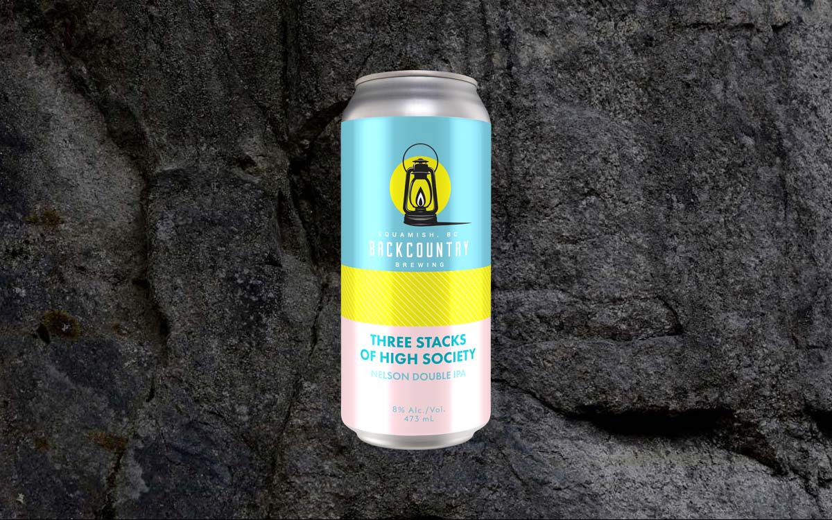 Backcountry Brewing Three Stacks Of High Society Double IPA