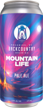 Backcountry Brewing - Mountain Life | Collaboration Pale Ale - Front of Can