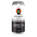 Backcountry Brewing - Missed The Starting Gun | 13 Week Lager - Alternate Can Front