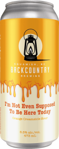 Backcountry Brewing - I'm Not Even Supposed To Be Here Today | Orange Creamsicle Sour - Front Of Can