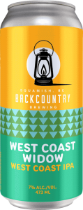 Backcountry Brewing - West Coast Widow | West Coast IPA - Front of Can