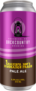Backcountry Brewing - Grandpa Joe's Insurance Fraud | Pale Ale - Front of Can