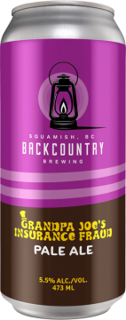 Backcountry Brewing - Grandpa Joe's Insurance Fraud | Pale Ale - Front of Can