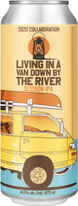Backcountry Brewing - Living In A Band Down By The River | 2020 Collaboration Session IPA - Front of Can
