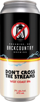 Backcountry Brewing - Don't Cross The Streams | West Coast IPA - Front of Can