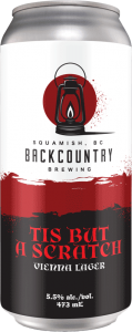 Backcountry Brewing | 'Tis But A Scratch | Vienna Lager - Front of Can