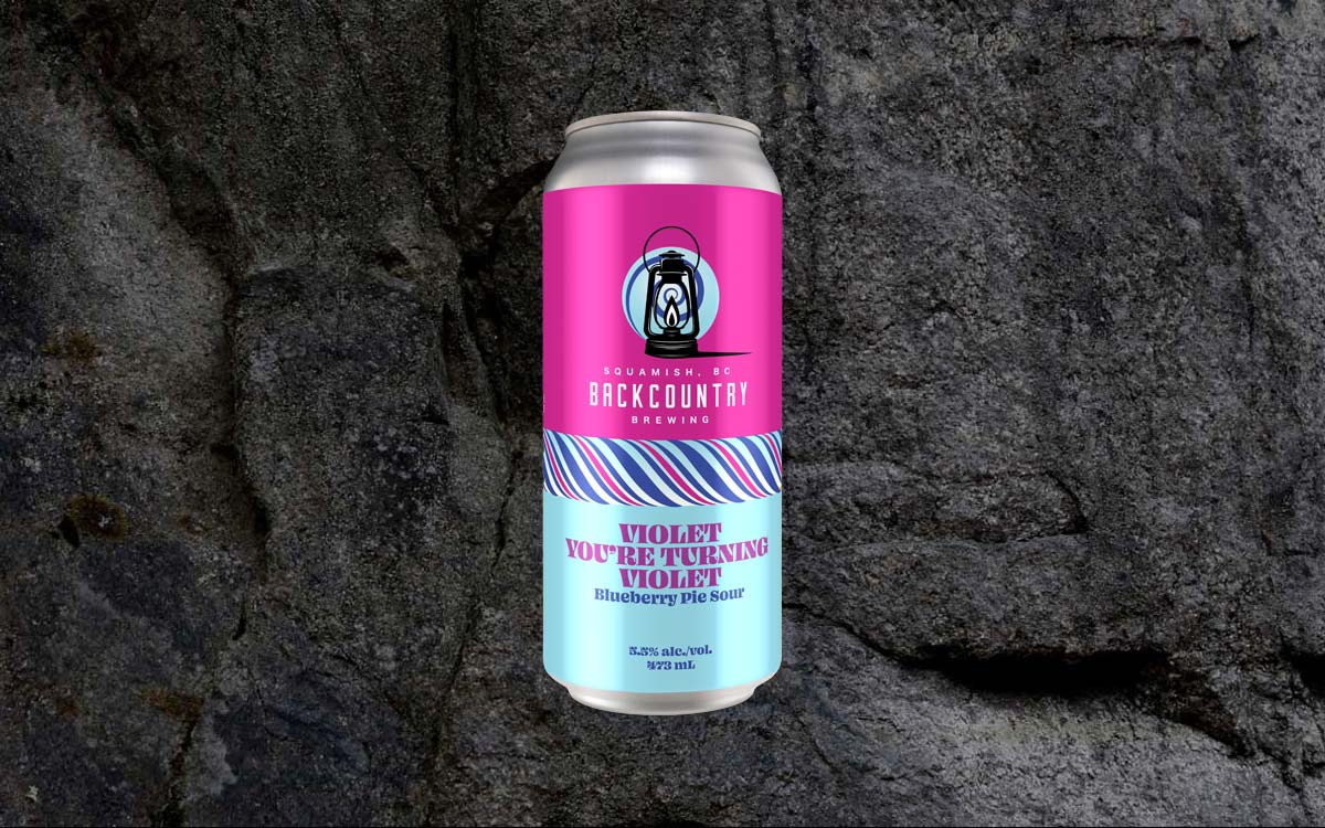 Backcountry Brewing Violet You're Turning Violet Blueberry Pie Sour