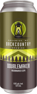 Backcountry Brewing | Doublemaker Widowmaker | Double IPA - Front of Can