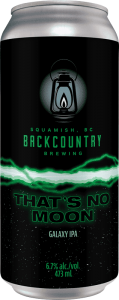 Backcountry Brewing | That's No Moon | Galaxy IPA - Front of Can