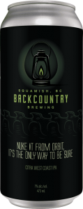 Backcountry Brewing | Nuke It From Orbit, It's The Only Way To Be Sure | Citra West Coast IPA - Front of Can
