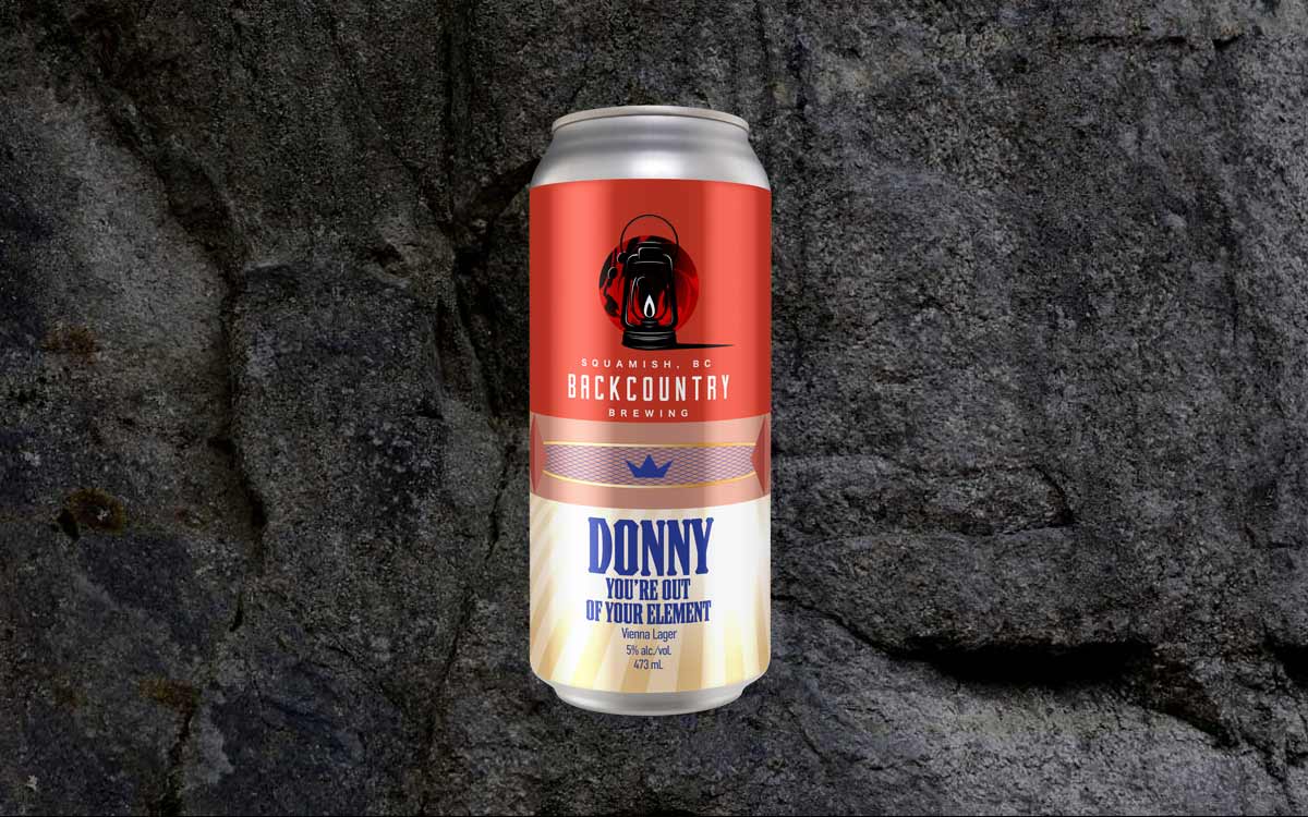Backcountry Brewing Donny You're Out Of Your Element Vienna Lager