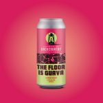 Backcountry Brewing | The Floor Is Guava 2021 | Guava Sour - Front of Can on background