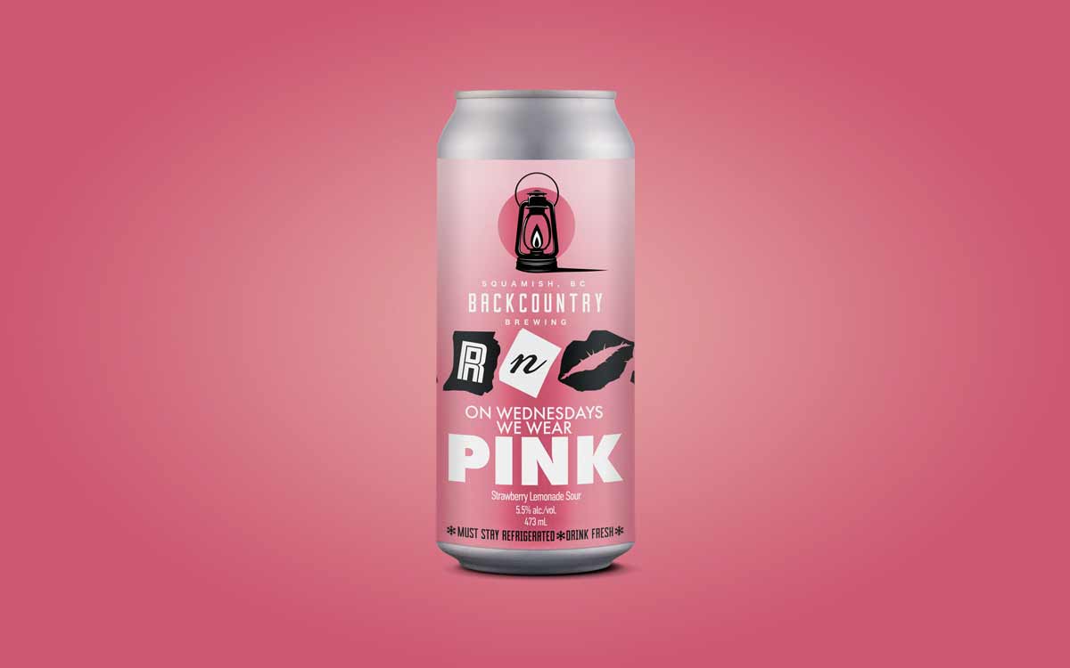 Backcountry Brewing On Wednesdays We Wear Pink Strawberry Lemonade Sour