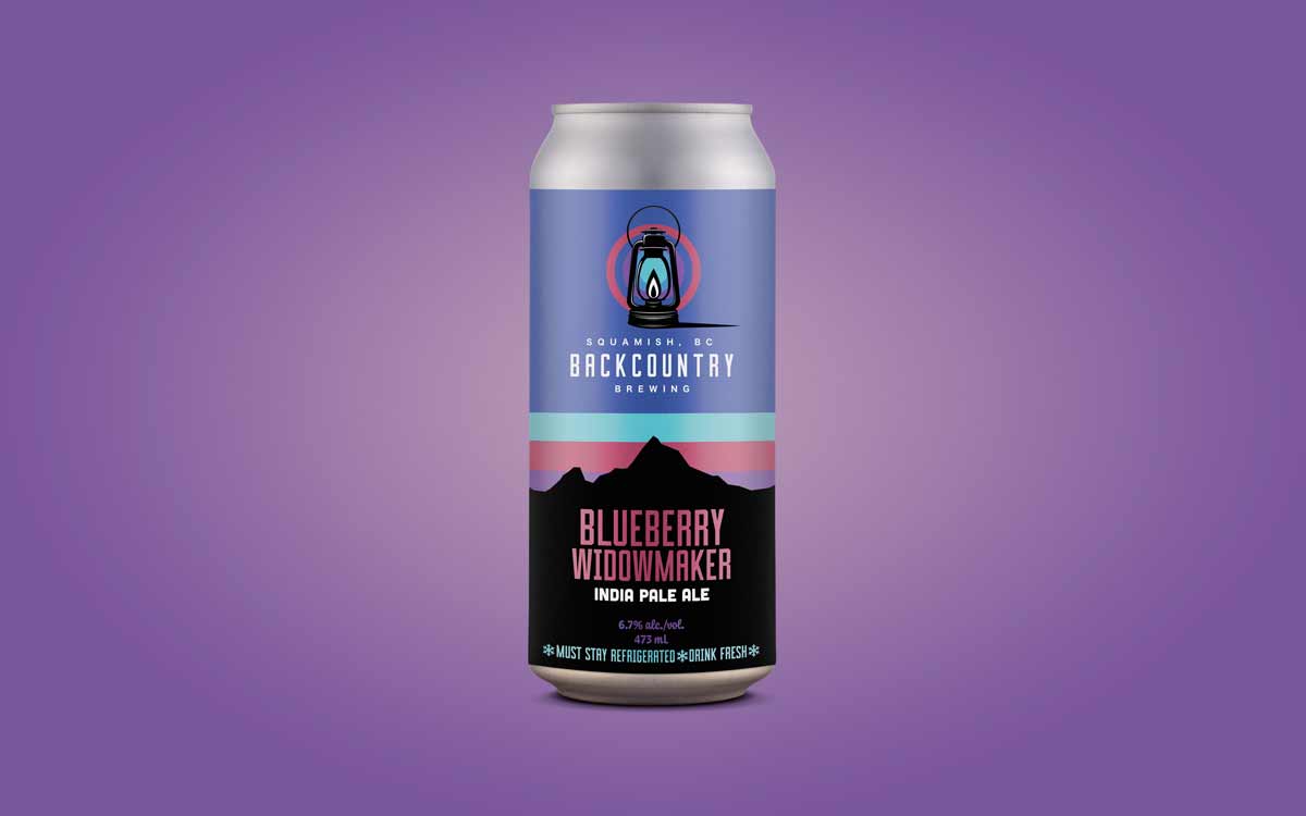 Backcountry Brewing Blueberry Widowmaker IPA