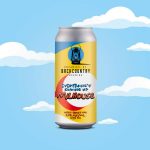 Backcountry Brewing | Everything's Coming Up Milhouse 2021 | West Coast IPA - Front of Can on Background