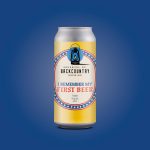 Backcountry Brewing | I Remember My First Beer | Festbier - Front of Can on Background