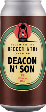 Backcountry Brewing | Deacon N' Son | ESB - Front of Can