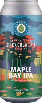 Backcountry Brewing | Maple Bay | Fresh Hop Ale 2021 - Front of Can
