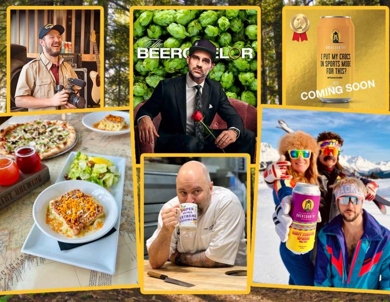 Backcountry Brewing - Spring News March 2022 collage image header