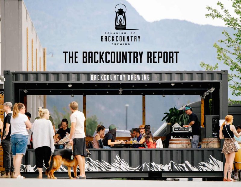 The Backcountry Report Summer 2024 - Featured Title Image - Patio party outdoors on premises