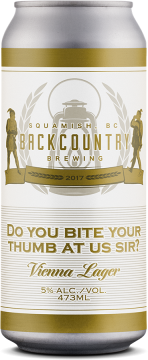 Vinna Lager style beer can